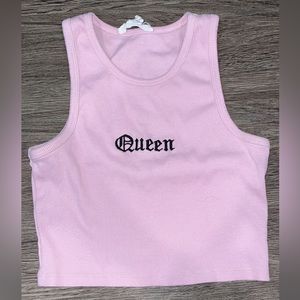 streetwear society pink tank top